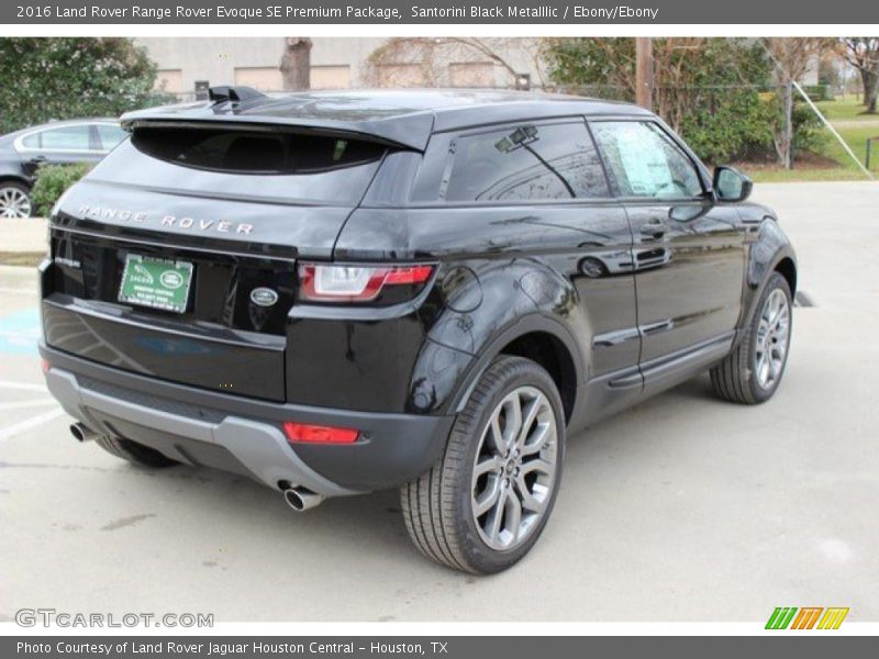 Santorini Black Metalllic / Ebony/Ebony 2016 Land Rover Range Rover Evoque SE Premium Package