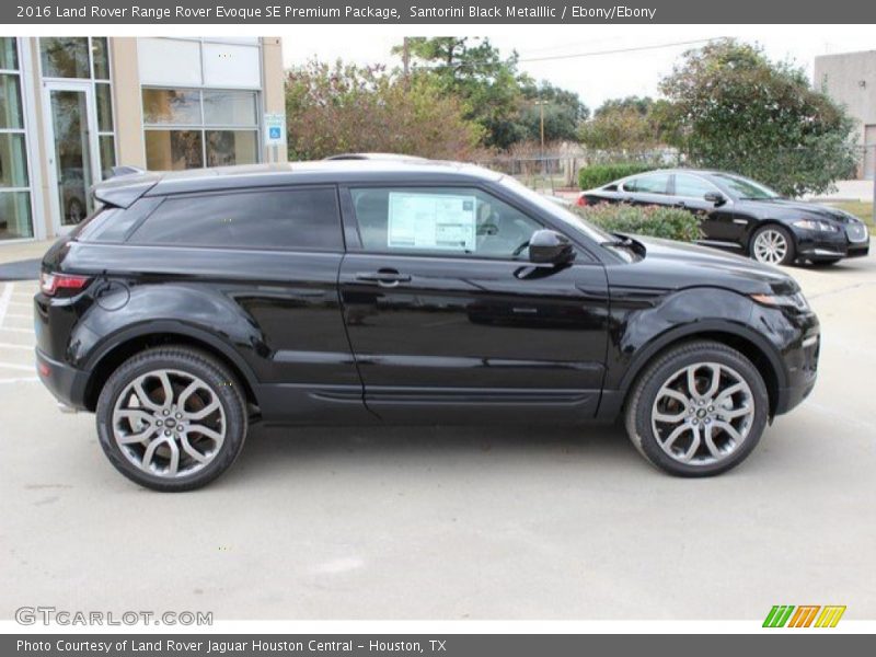 Santorini Black Metalllic / Ebony/Ebony 2016 Land Rover Range Rover Evoque SE Premium Package