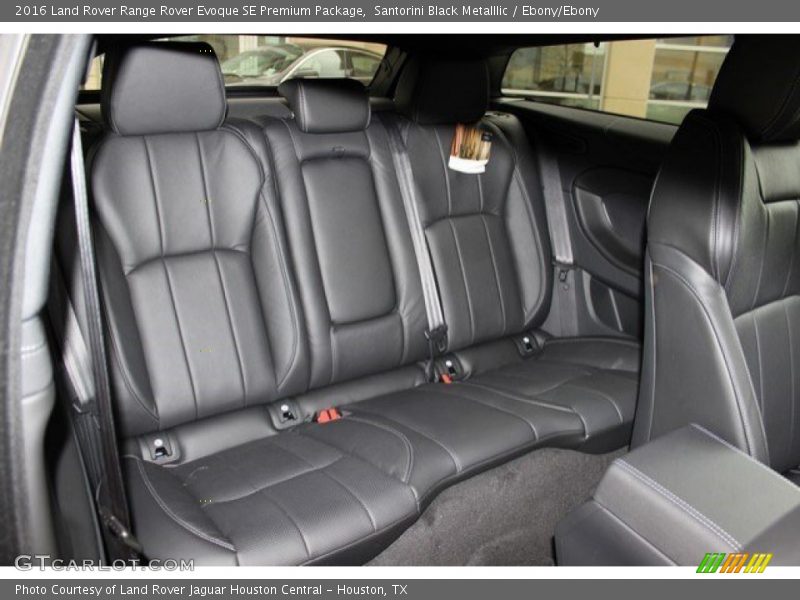 Rear Seat of 2016 Range Rover Evoque SE Premium Package