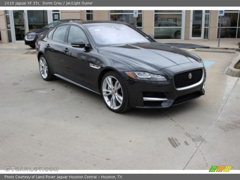 Storm Grey / Jet/Light Oyster 2016 Jaguar XF 35t