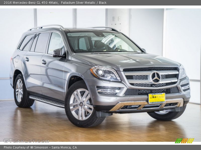 Palladium Silver Metallic / Black 2016 Mercedes-Benz GL 450 4Matic