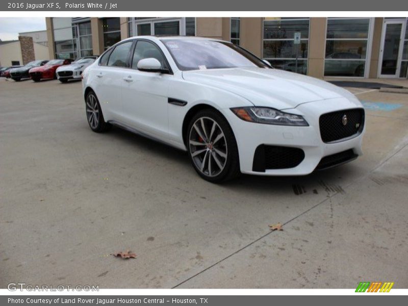 Polaris White / Jet 2016 Jaguar XF S