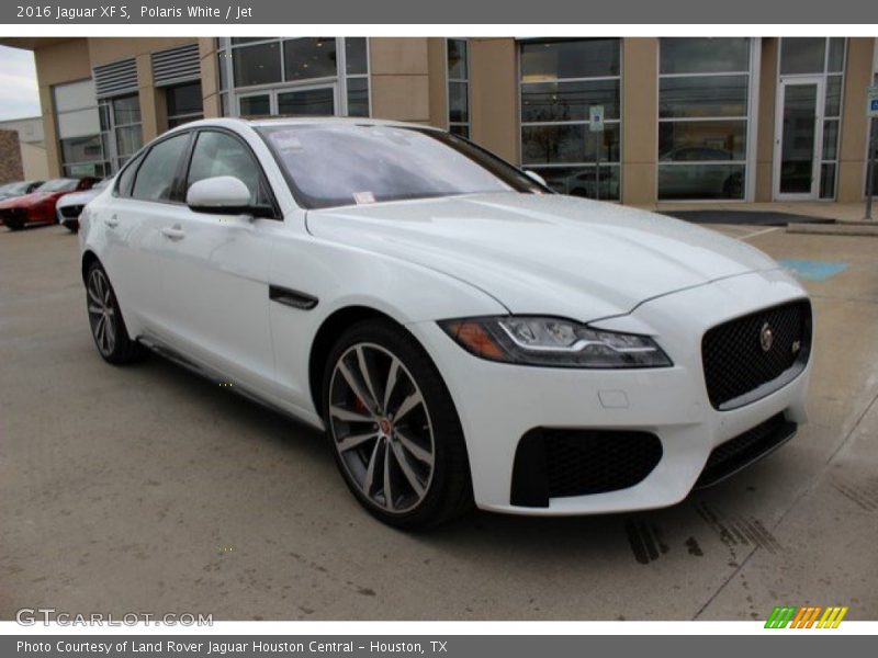 Polaris White / Jet 2016 Jaguar XF S