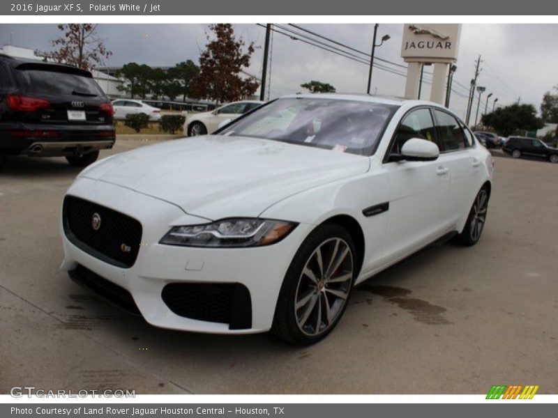 Polaris White / Jet 2016 Jaguar XF S