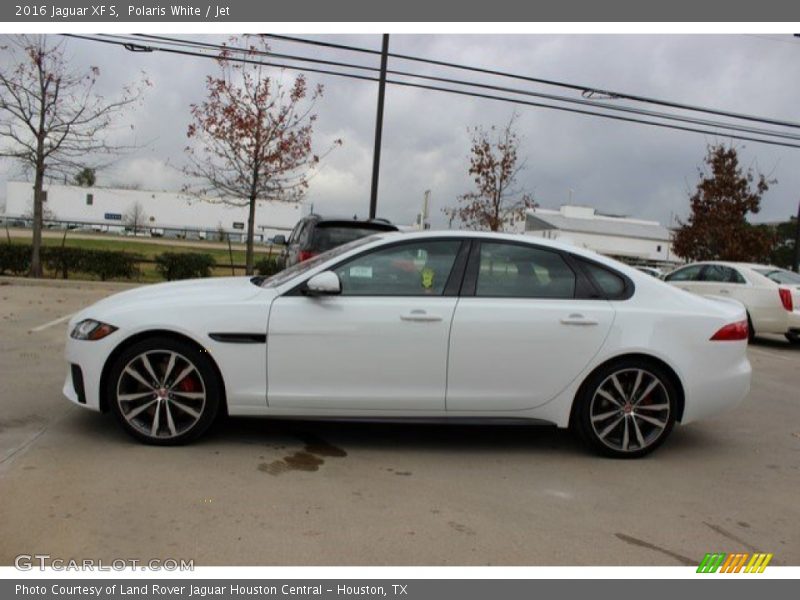 Polaris White / Jet 2016 Jaguar XF S