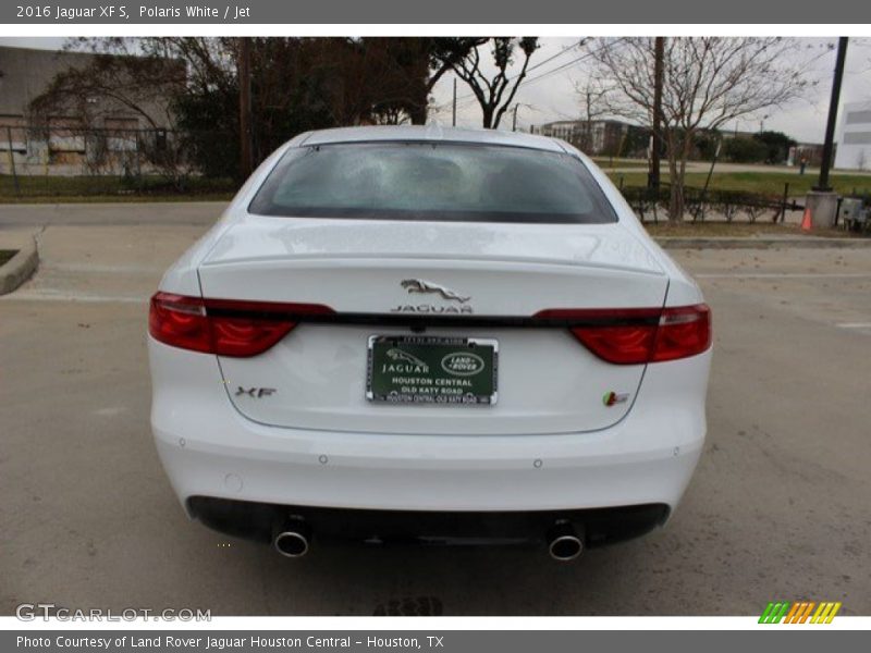 Polaris White / Jet 2016 Jaguar XF S