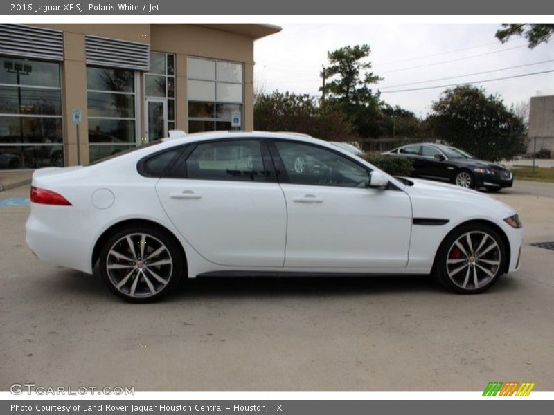 Polaris White / Jet 2016 Jaguar XF S