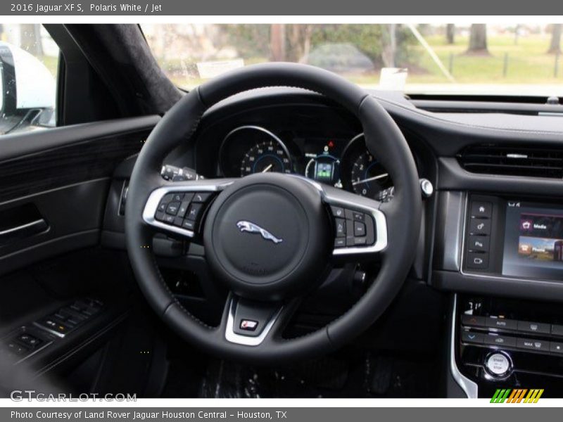 Polaris White / Jet 2016 Jaguar XF S
