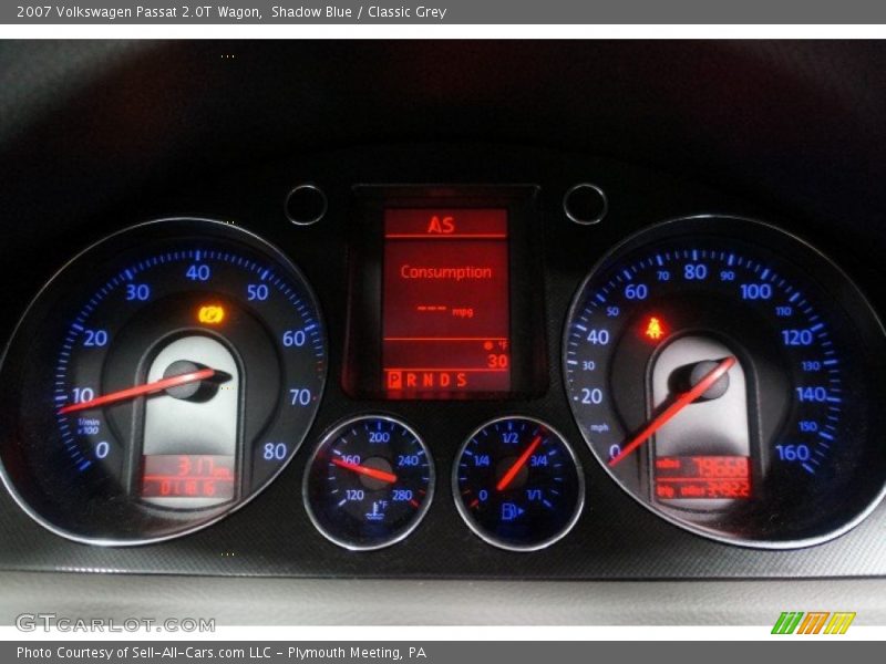 Shadow Blue / Classic Grey 2007 Volkswagen Passat 2.0T Wagon