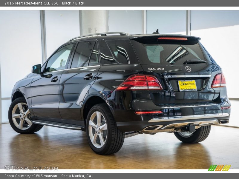 Black / Black 2016 Mercedes-Benz GLE 350