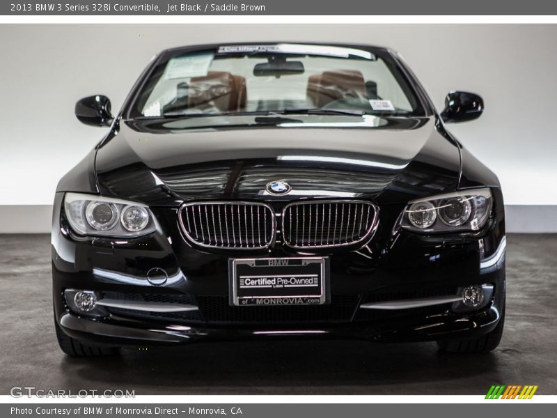 Jet Black / Saddle Brown 2013 BMW 3 Series 328i Convertible
