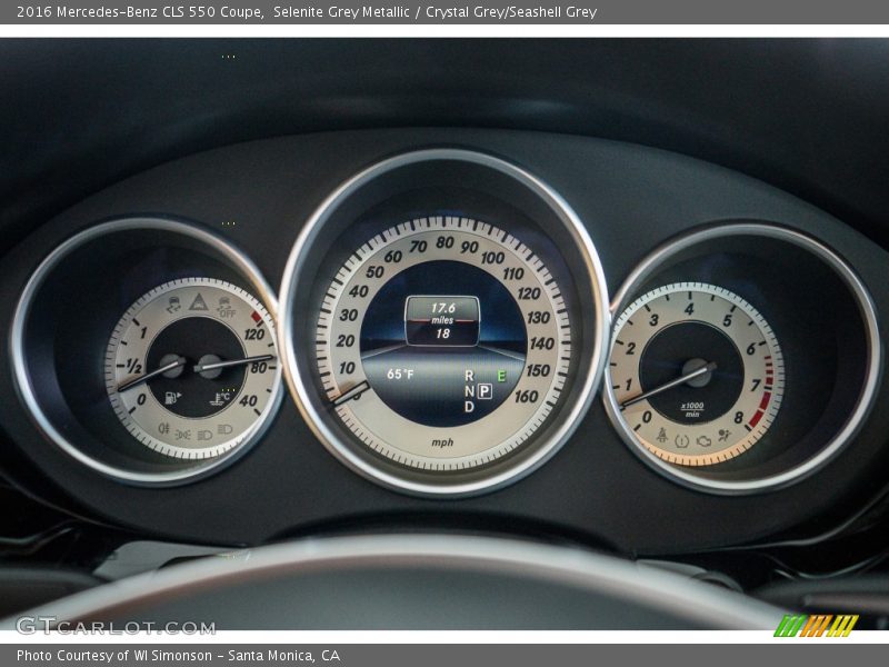  2016 CLS 550 Coupe 550 Coupe Gauges