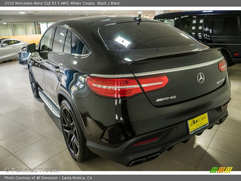 Black / Black 2016 Mercedes-Benz GLE 63 S AMG 4Matic Coupe