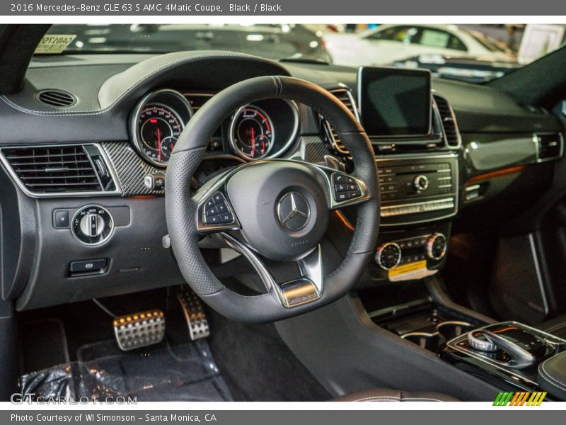 Black Interior - 2016 GLE 63 S AMG 4Matic Coupe 