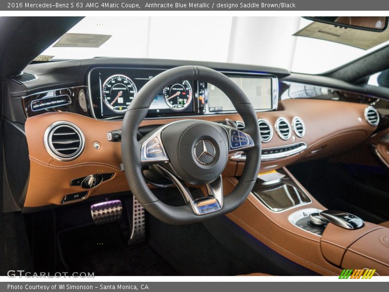 designo Saddle Brown/Black Interior - 2016 S 63 AMG 4Matic Coupe 