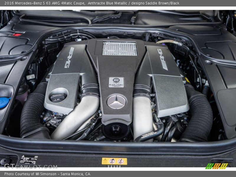  2016 S 63 AMG 4Matic Coupe Engine - 5.5 Liter AMG biturbo DOHC 32-Valve VVT V8