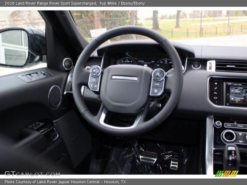 Fuji White / Ebony/Ebony 2016 Land Rover Range Rover Sport Supercharged