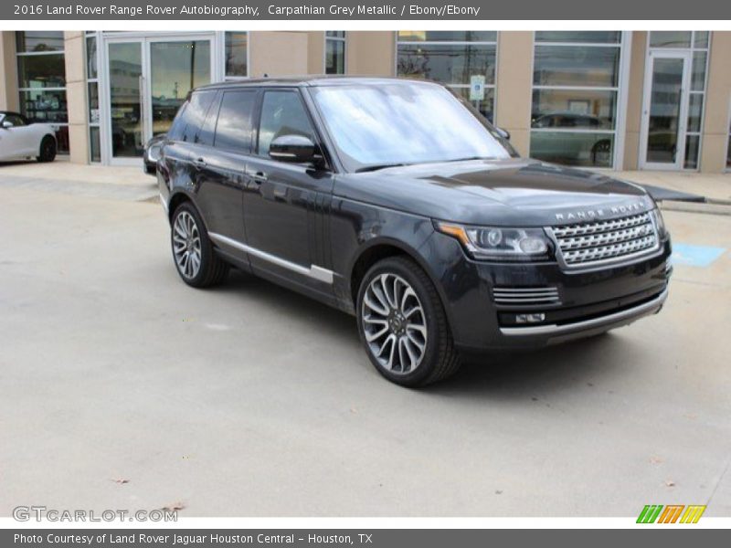 Carpathian Grey Metallic / Ebony/Ebony 2016 Land Rover Range Rover Autobiography