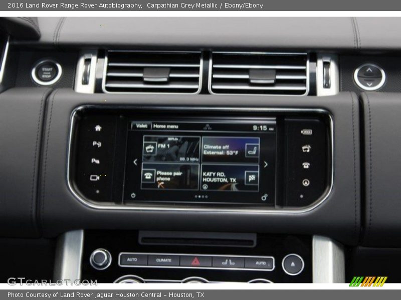 Carpathian Grey Metallic / Ebony/Ebony 2016 Land Rover Range Rover Autobiography