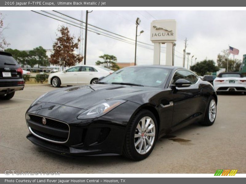 Ultimate Black Metallic / Jet 2016 Jaguar F-TYPE Coupe