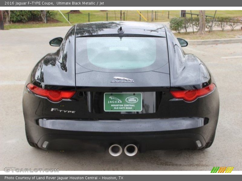 Ultimate Black Metallic / Jet 2016 Jaguar F-TYPE Coupe