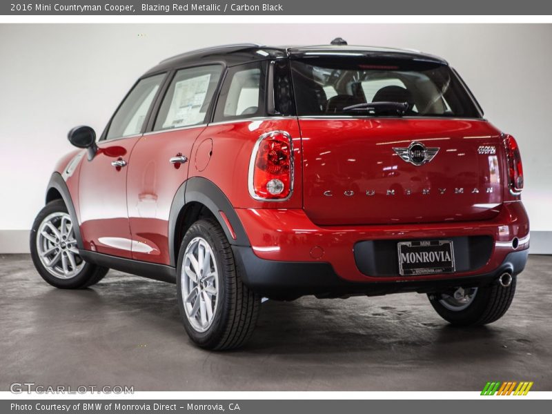 Blazing Red Metallic / Carbon Black 2016 Mini Countryman Cooper