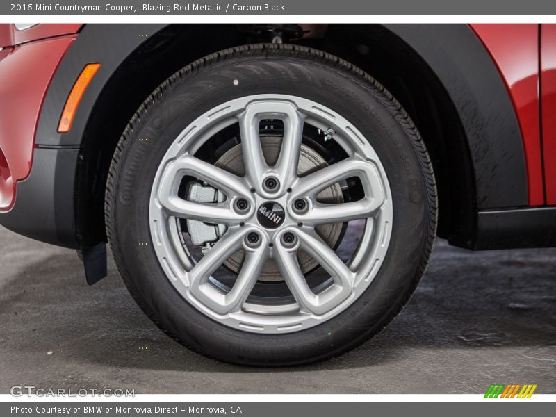 Blazing Red Metallic / Carbon Black 2016 Mini Countryman Cooper