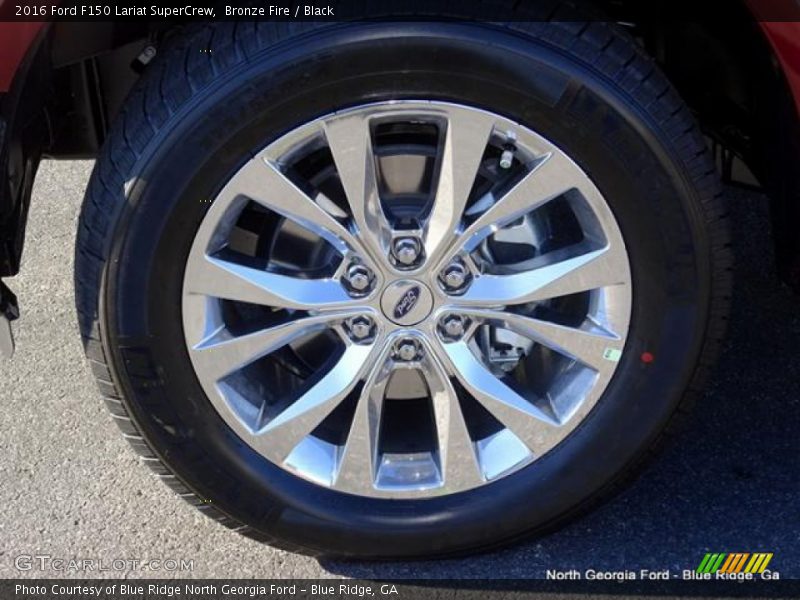 Bronze Fire / Black 2016 Ford F150 Lariat SuperCrew