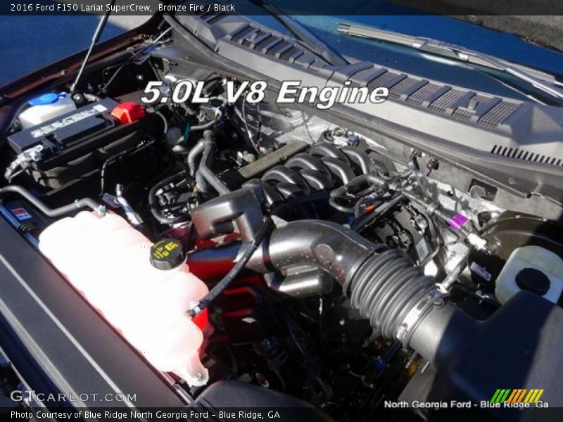 Bronze Fire / Black 2016 Ford F150 Lariat SuperCrew