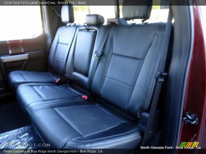 Bronze Fire / Black 2016 Ford F150 Lariat SuperCrew