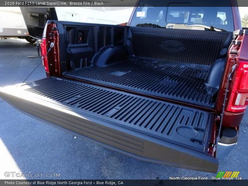 Bronze Fire / Black 2016 Ford F150 Lariat SuperCrew