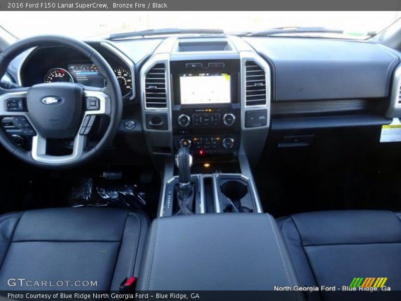 Bronze Fire / Black 2016 Ford F150 Lariat SuperCrew
