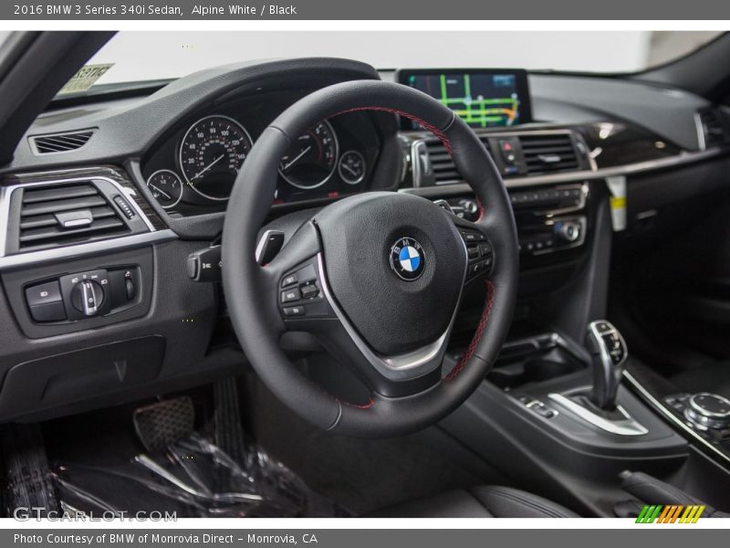 Alpine White / Black 2016 BMW 3 Series 340i Sedan