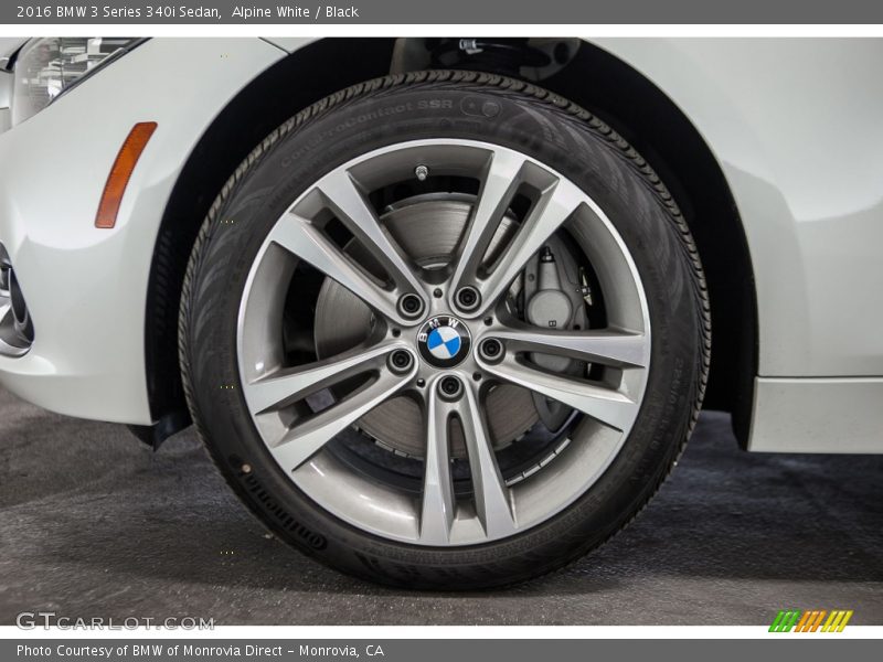 Alpine White / Black 2016 BMW 3 Series 340i Sedan