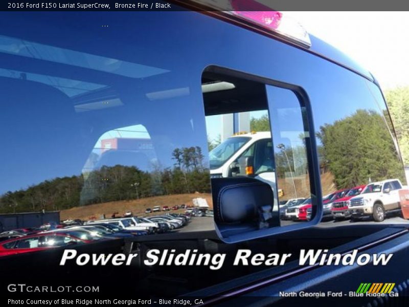 Bronze Fire / Black 2016 Ford F150 Lariat SuperCrew