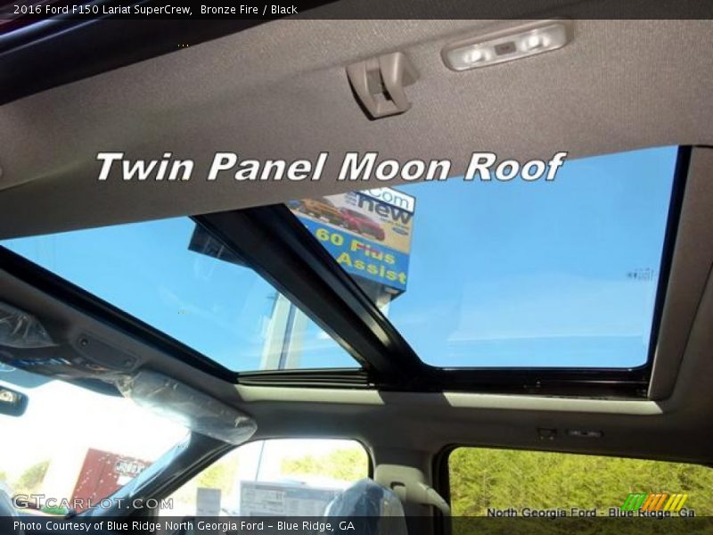 Bronze Fire / Black 2016 Ford F150 Lariat SuperCrew