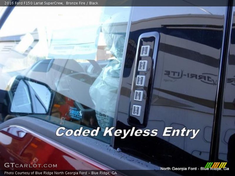 Bronze Fire / Black 2016 Ford F150 Lariat SuperCrew