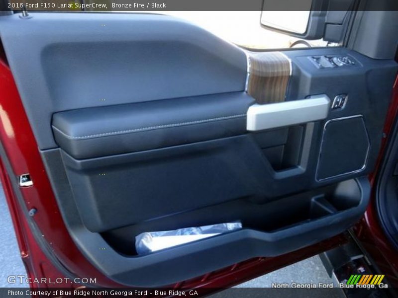 Bronze Fire / Black 2016 Ford F150 Lariat SuperCrew