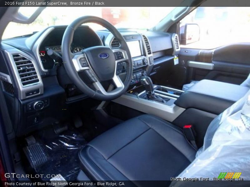 Bronze Fire / Black 2016 Ford F150 Lariat SuperCrew