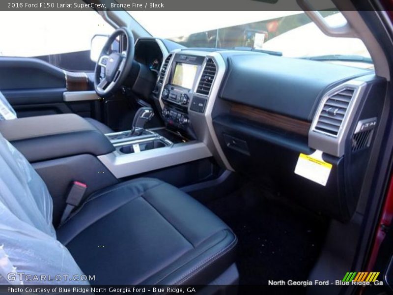 Bronze Fire / Black 2016 Ford F150 Lariat SuperCrew