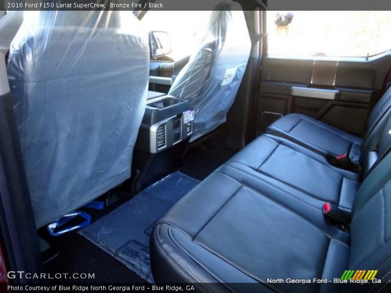 Bronze Fire / Black 2016 Ford F150 Lariat SuperCrew