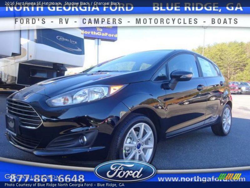 Shadow Black / Charcoal Black 2016 Ford Fiesta SE Hatchback