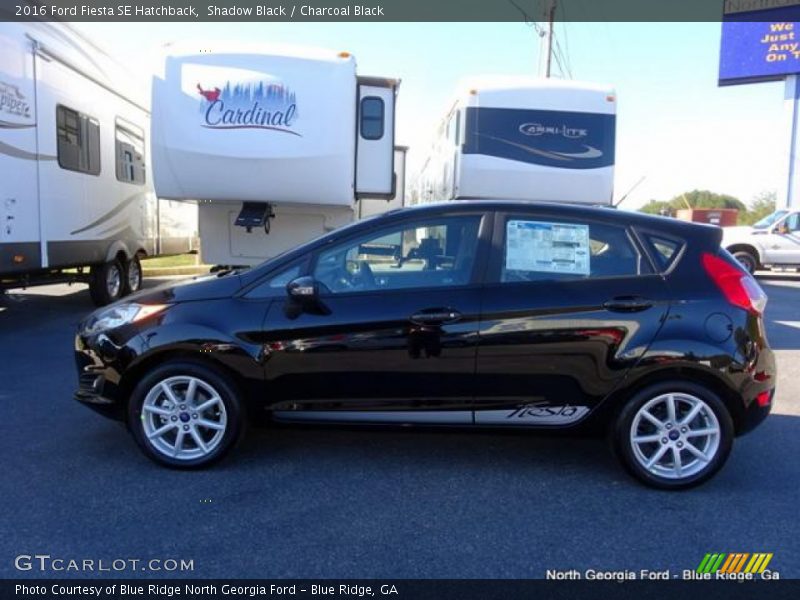 Shadow Black / Charcoal Black 2016 Ford Fiesta SE Hatchback