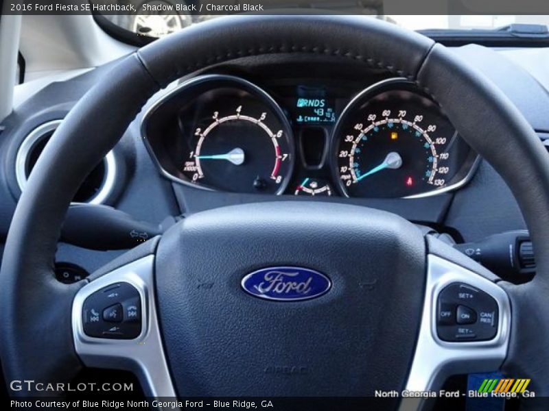 Shadow Black / Charcoal Black 2016 Ford Fiesta SE Hatchback