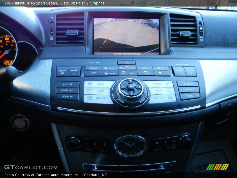 Black Obsidian / Graphite 2007 Infiniti M 45 Sport Sedan