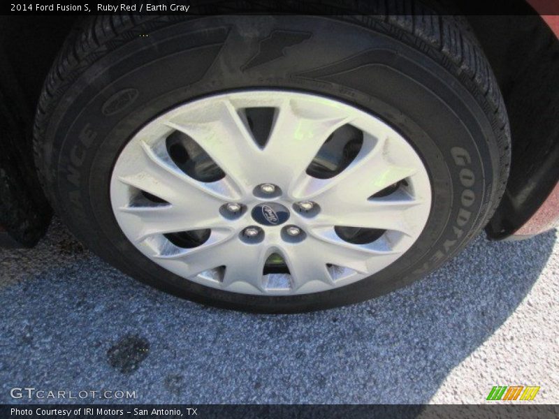 Ruby Red / Earth Gray 2014 Ford Fusion S