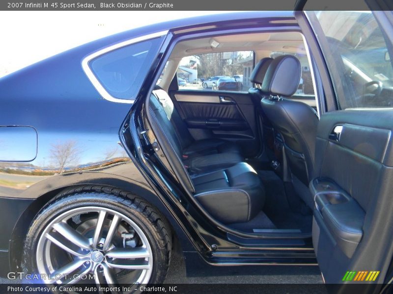 Black Obsidian / Graphite 2007 Infiniti M 45 Sport Sedan