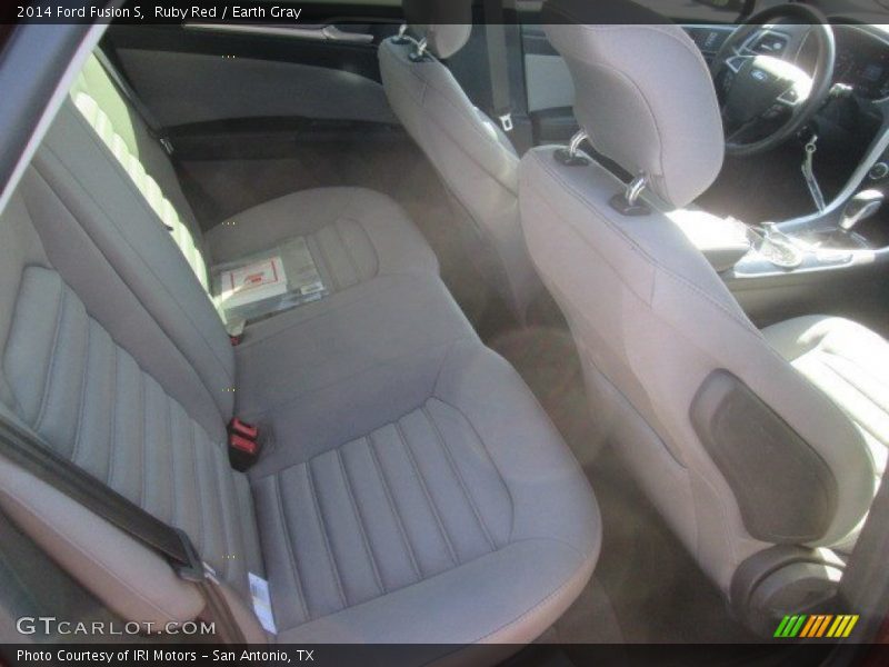 Ruby Red / Earth Gray 2014 Ford Fusion S