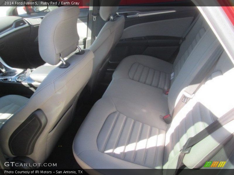 Ruby Red / Earth Gray 2014 Ford Fusion S