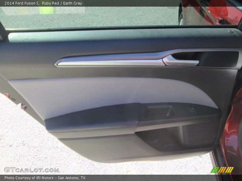 Ruby Red / Earth Gray 2014 Ford Fusion S